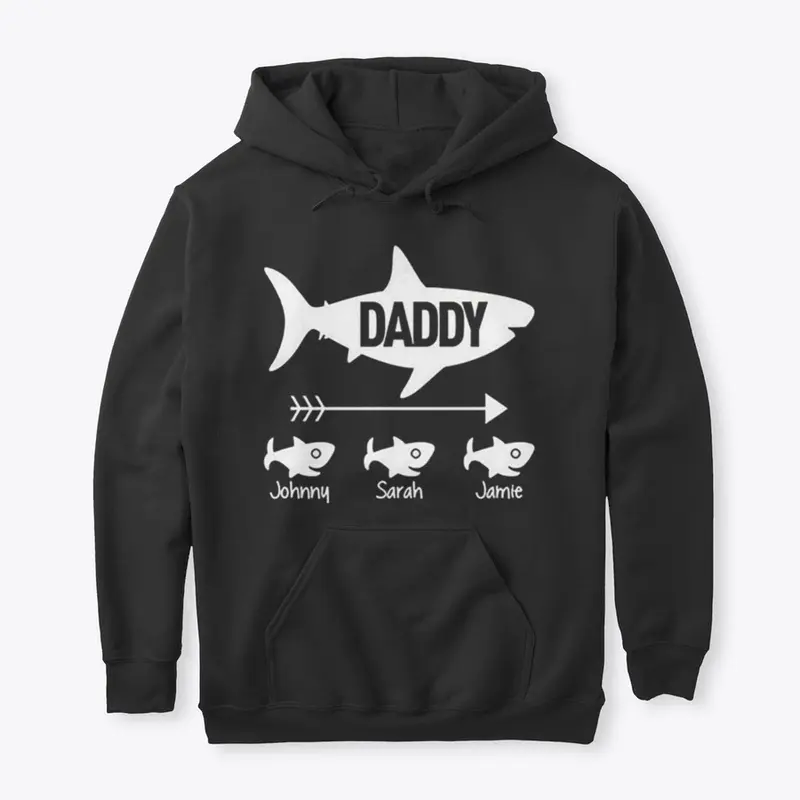 Daddy Shark With Kid's Names